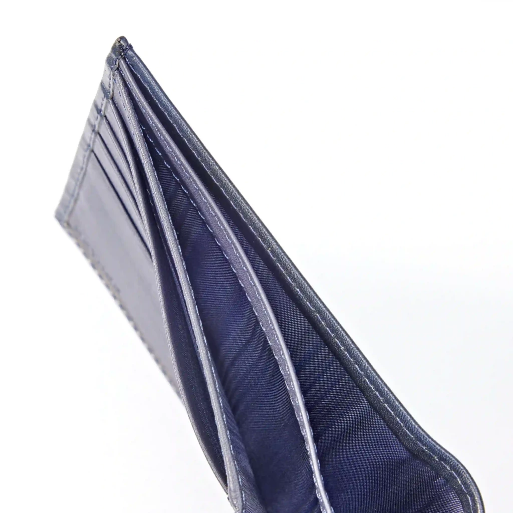 Credit Card Wallet Porto Cervo, leather, blue