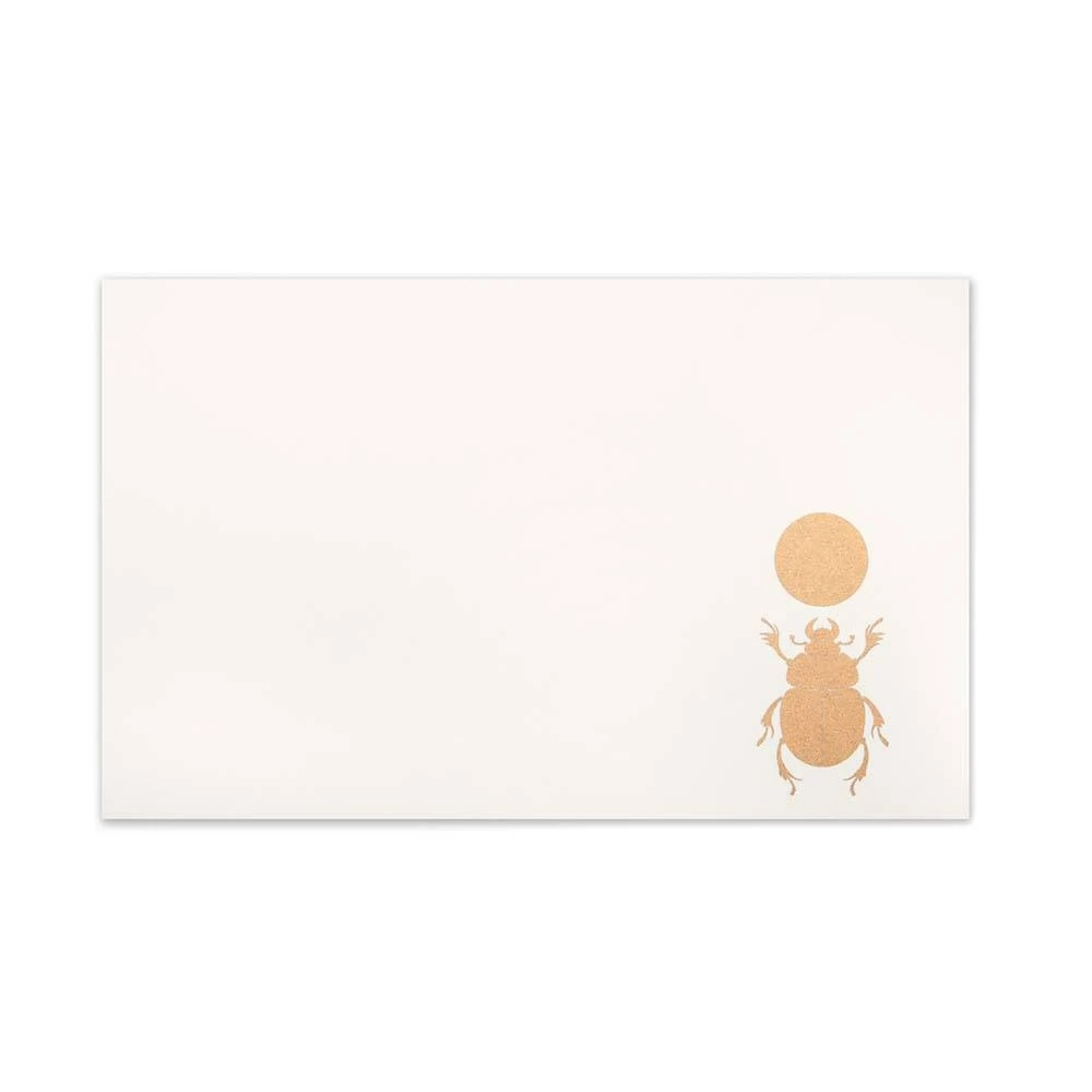 Greeting card dung beetle mini