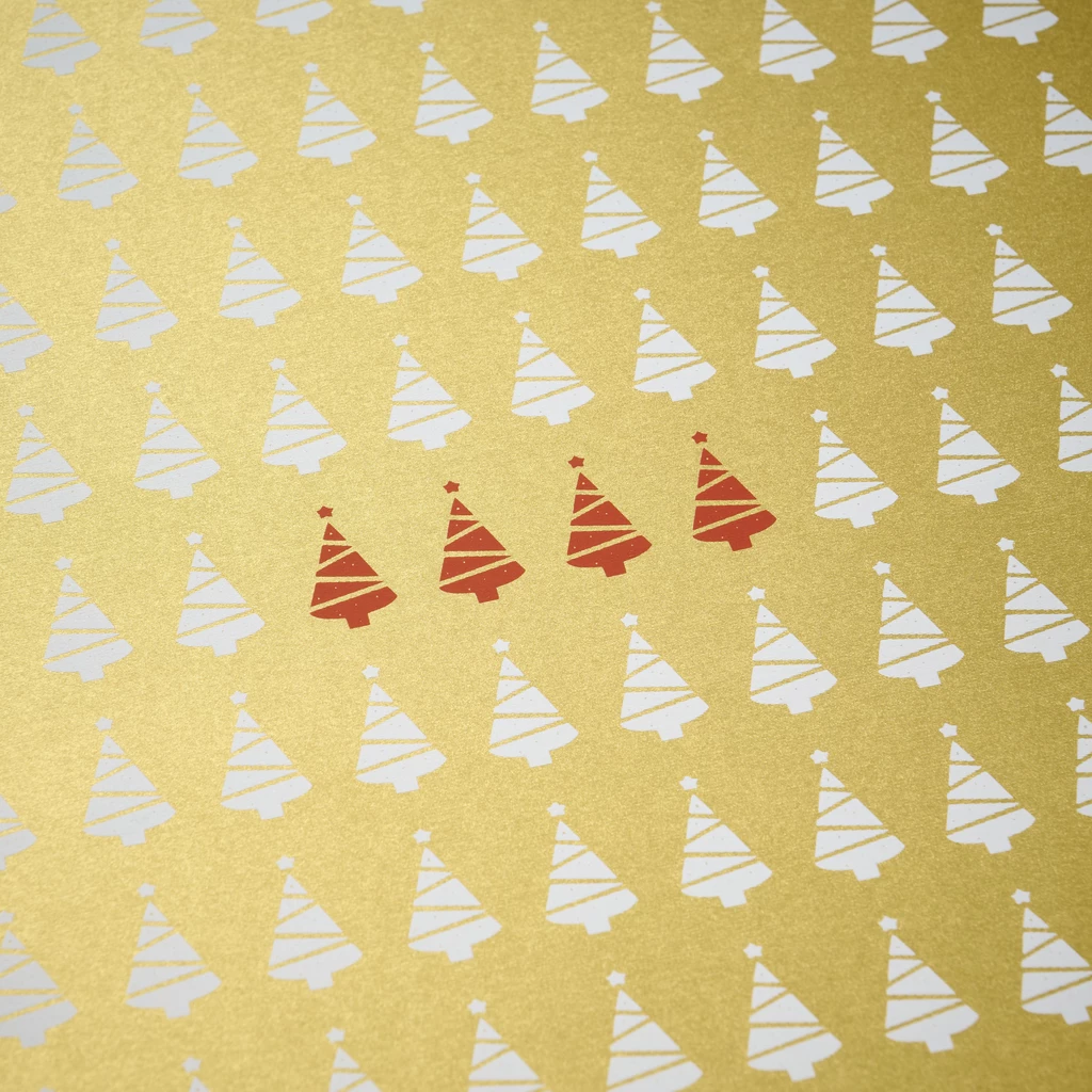 Wrapping paper fir forest 50 x 70 cm, 3 sheets