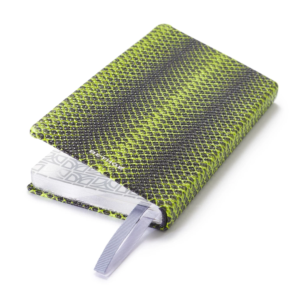 Pocket Datebook 2027 Green Viper Leather