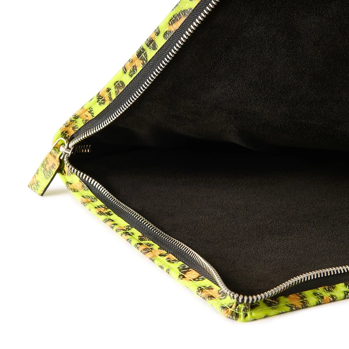 Laptop Sleeve, Leder, Neon Leo