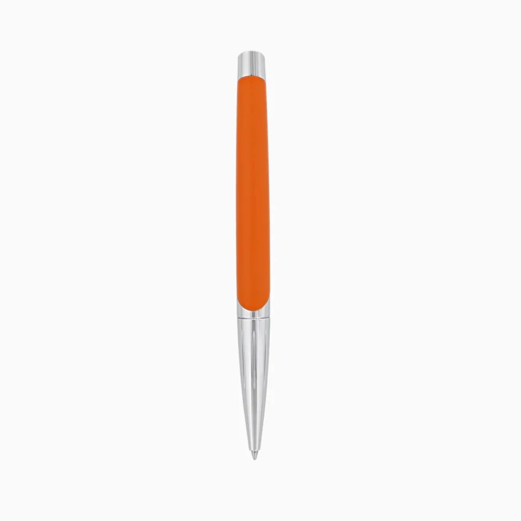 S.T. Dupont Défi Ballpoint Pen, orange/chrome