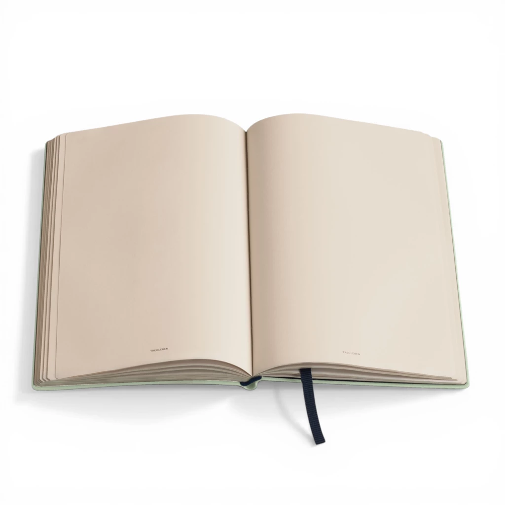 Journal L Notebook plain Pigeon Blue