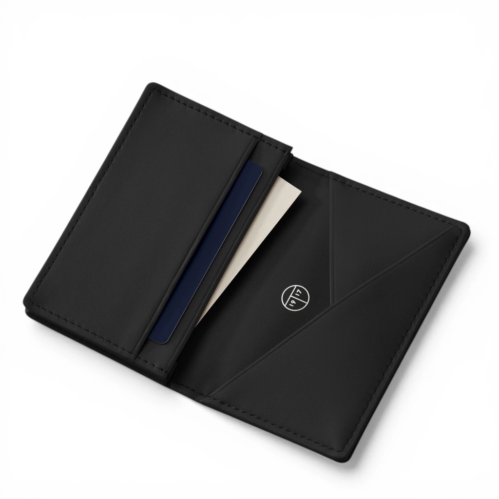 Business Card Caddy Nero
