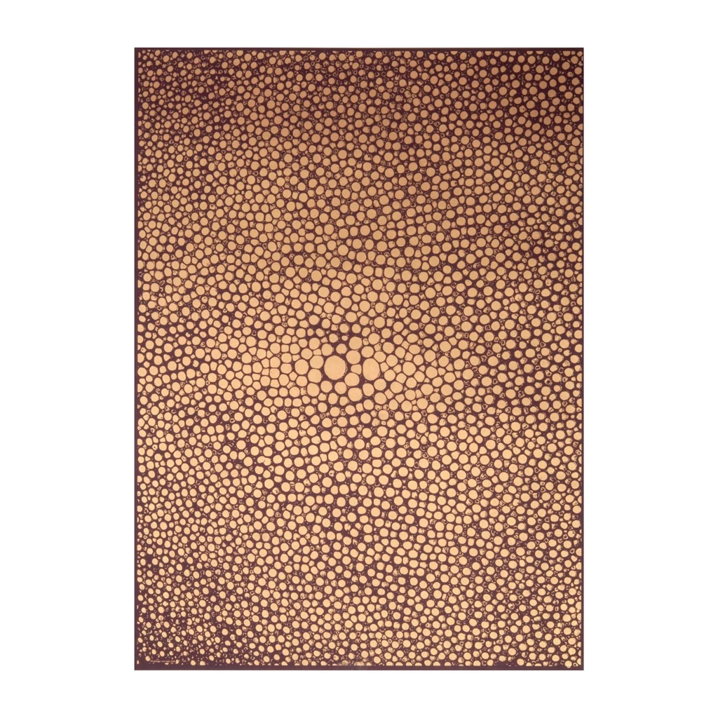 Wrapping paper stingray aubergine 50 x 70 cm, 3 sheets