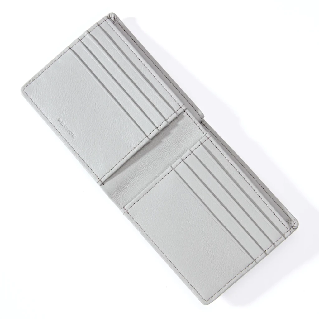 Card Wallet, Kollektion 1977,  leather, granite