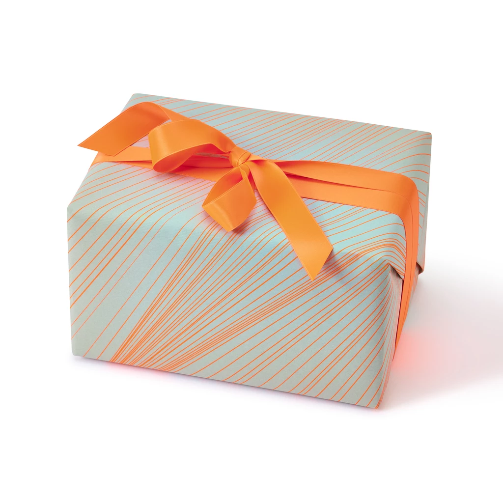 Wrapping paper lines dark grey 50 x 70 cm, 3 sheets