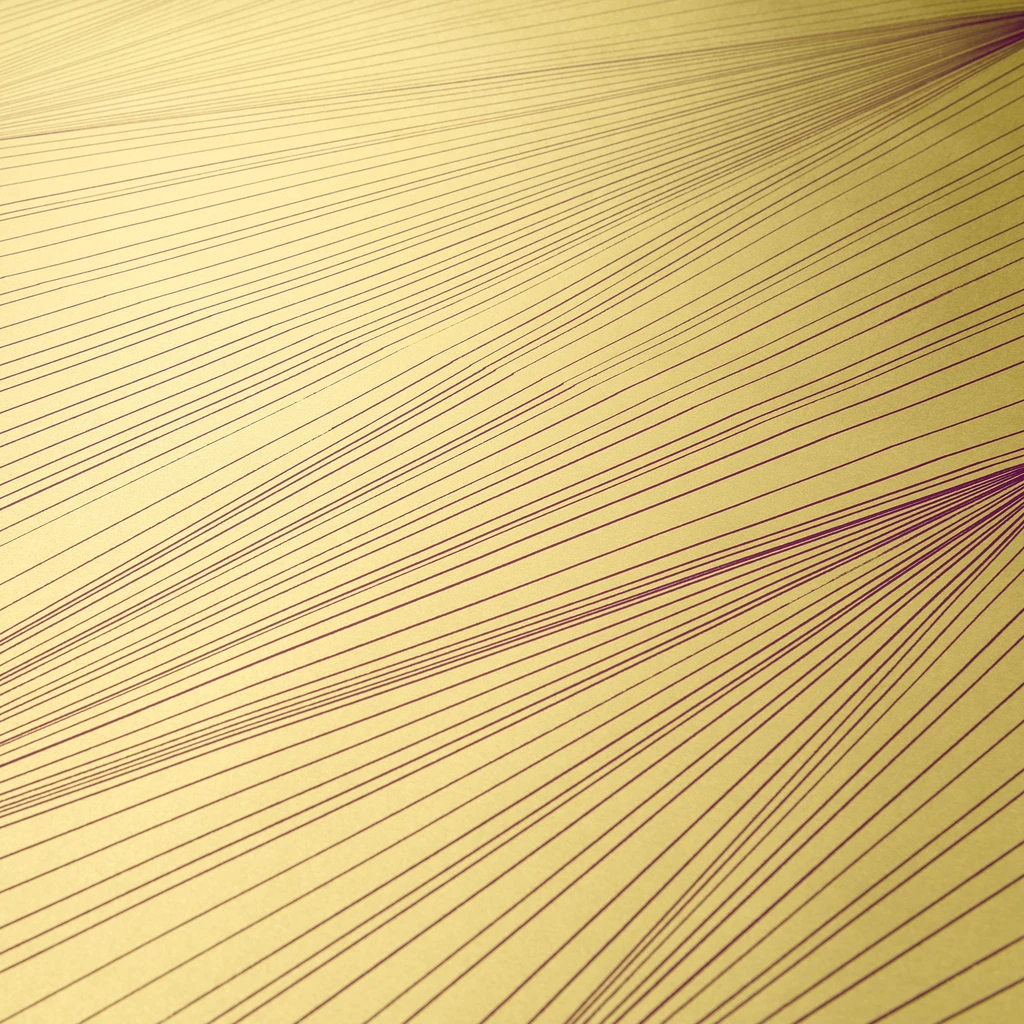 Wrapping paper lines gold 50 x 70 cm, 3 sheets