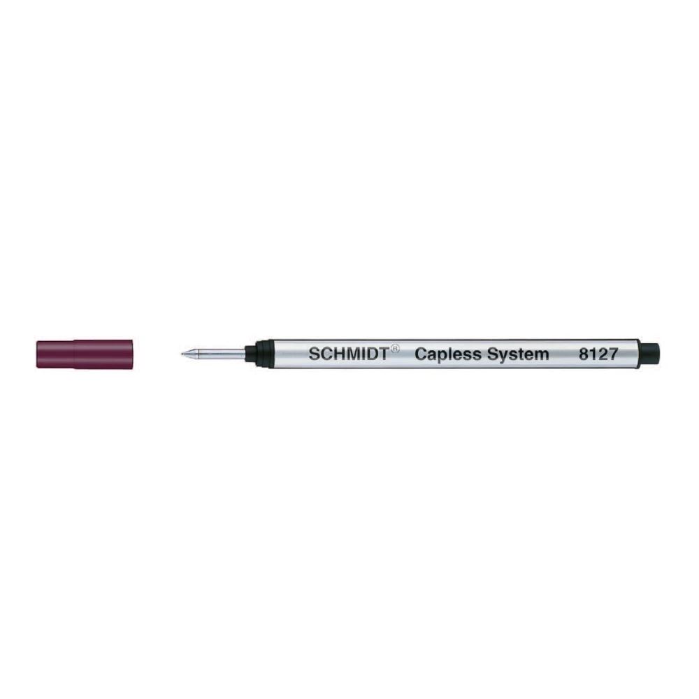 Schmidt Rollerball Capless Refill S8127 long, black, M