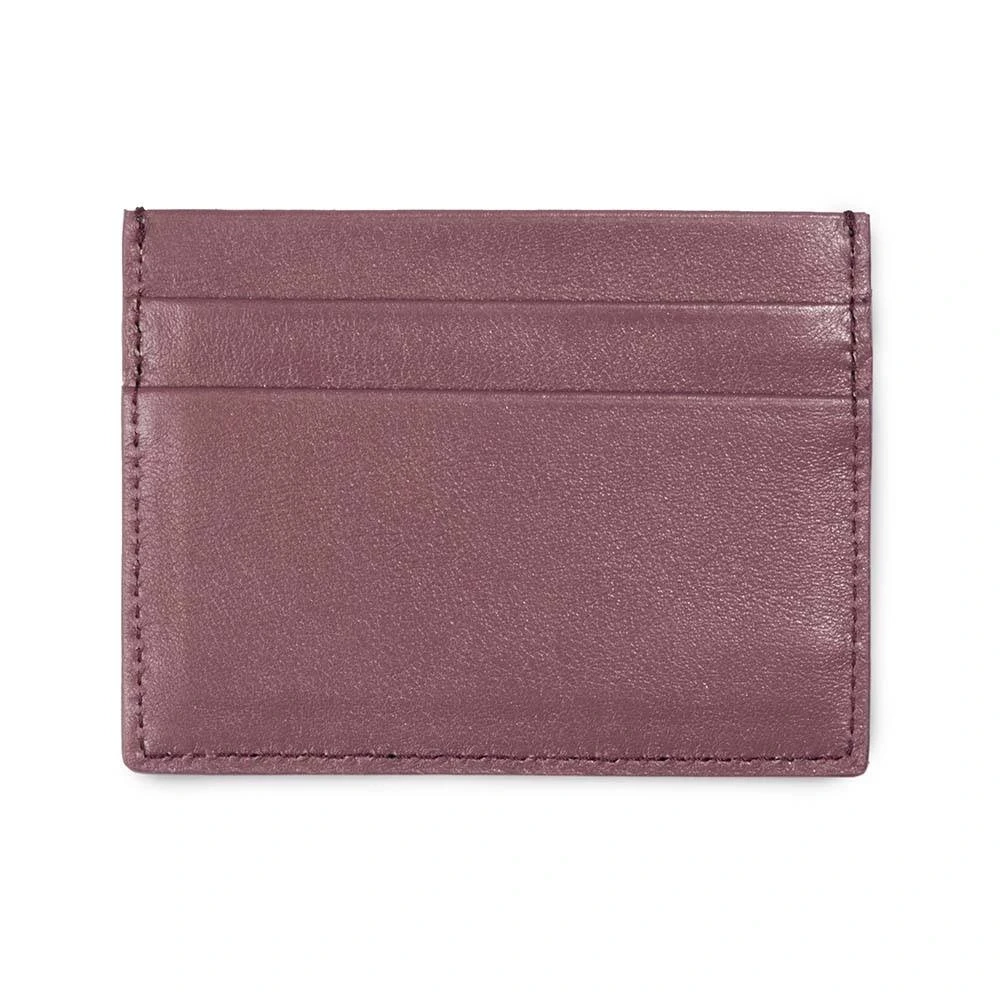 Card holder flat, 4 cc, nappa leather, brownrose
