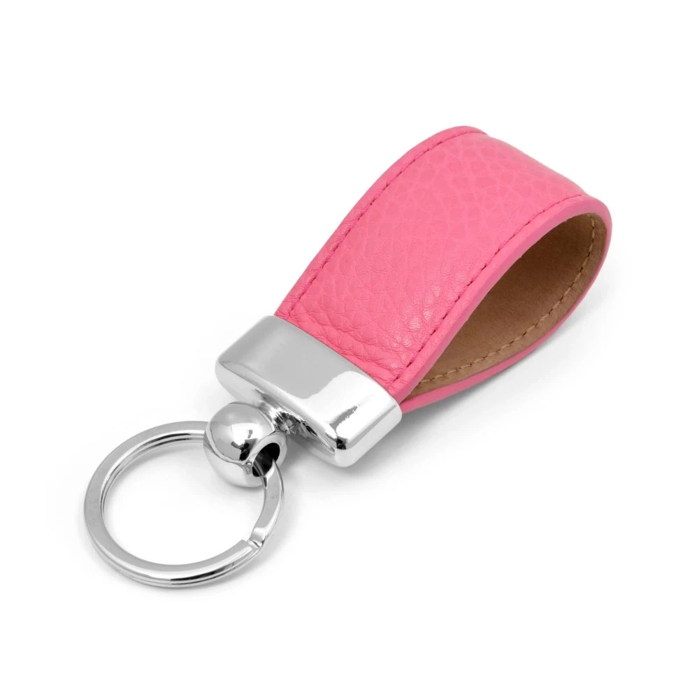 Key Ring Adri, leather, light  pink