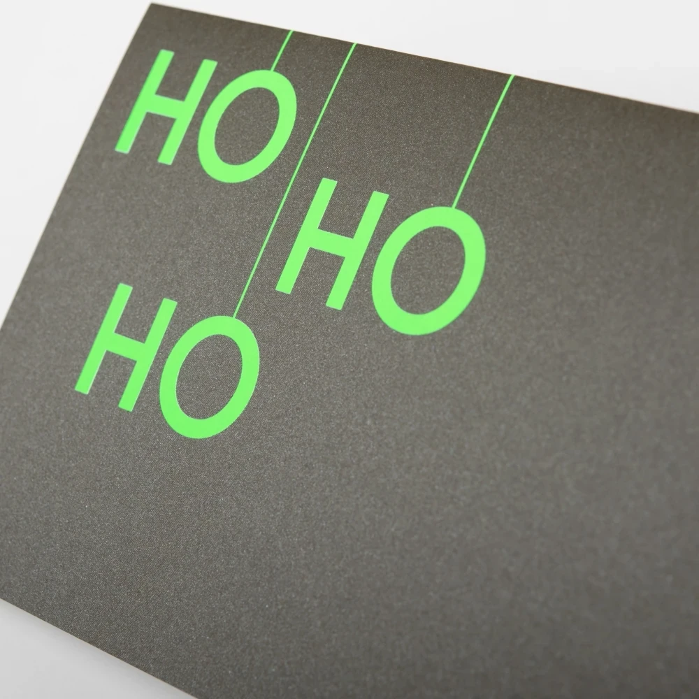 Christmas card HO HO HO