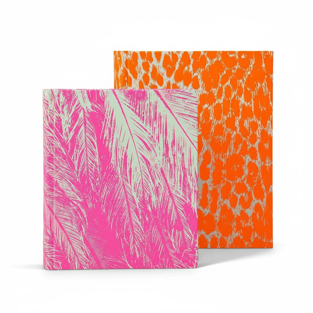 Self-Adhesive Photo Album with Screen-Printed Cover – Medium – Neon Pink – Semikolon × Bet
