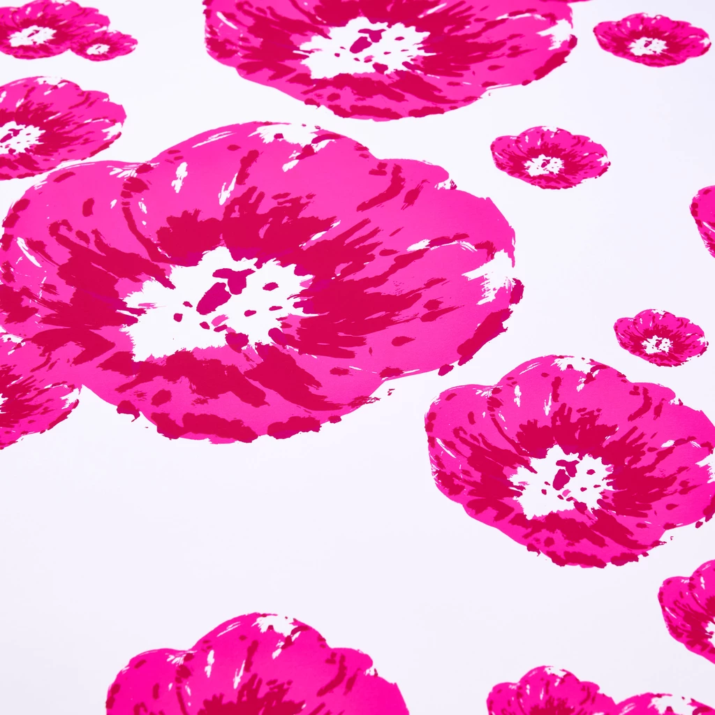 Wrapping paper corn poppy pink 50 x 70 cm, 3 sheets