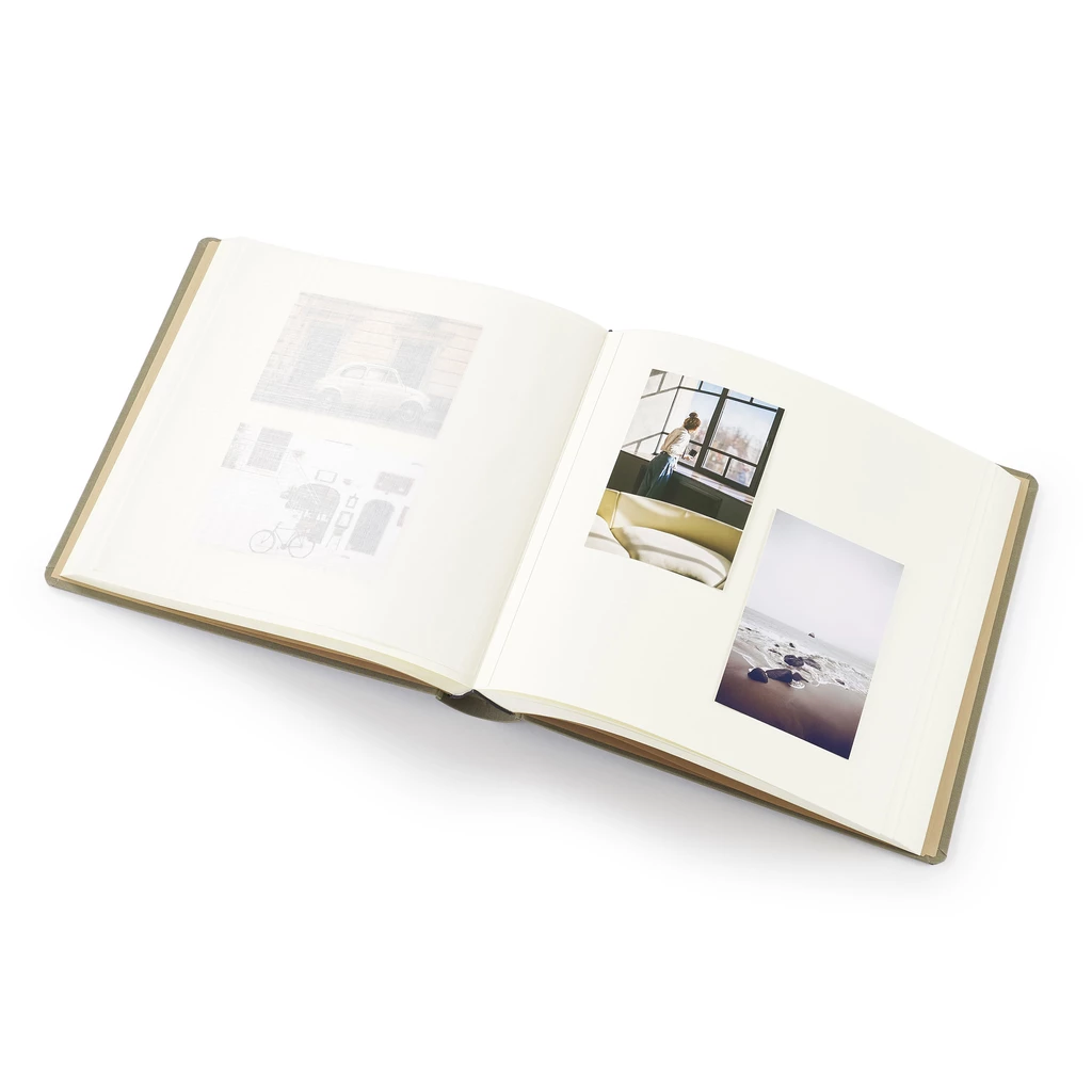 Photo Album 80 Pages Linen Champagne