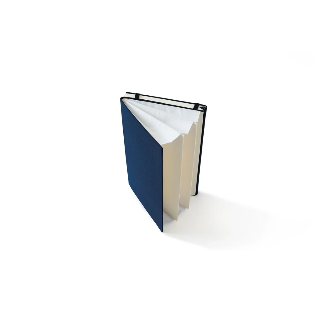 MONOCLE by LT1917 Notebook, B6+, accordion dotted, navy blue