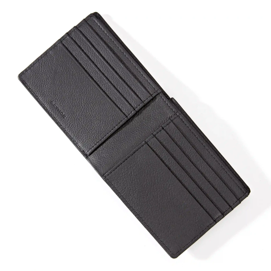 Card Wallet, Kollektion 1977,  leather, granite