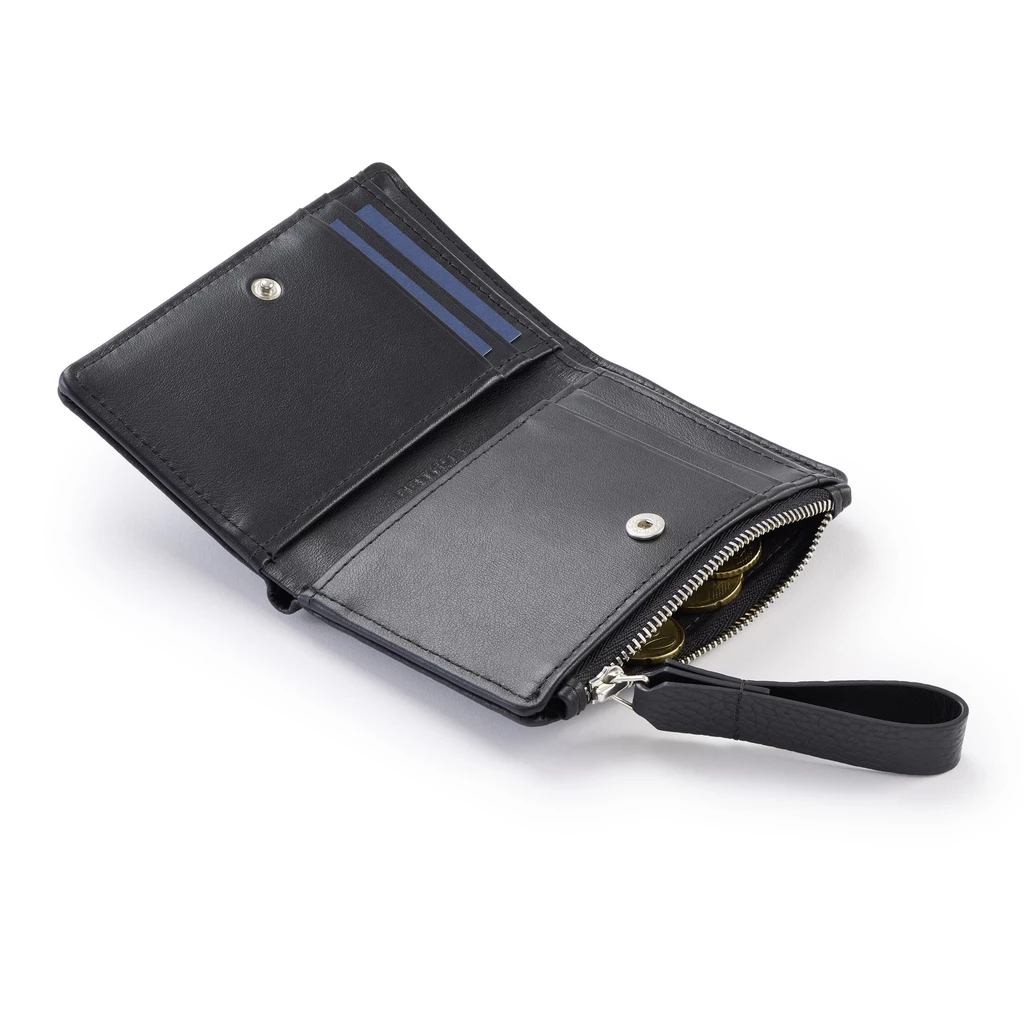 Bethge - Wallet Adri - Women - Leather - Zip - black