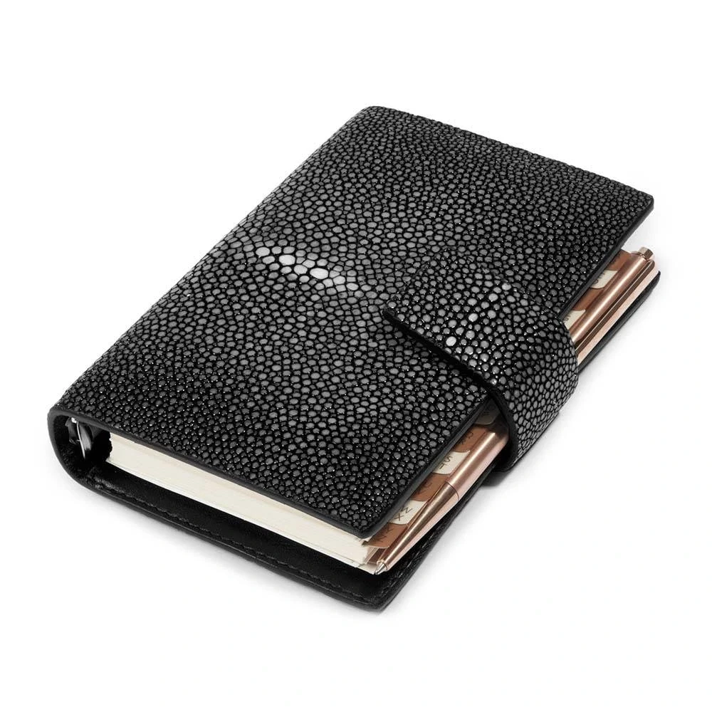 leder_pocket_planer_rochenleder_7 Pocket Organiser, stingray leather, turquoise