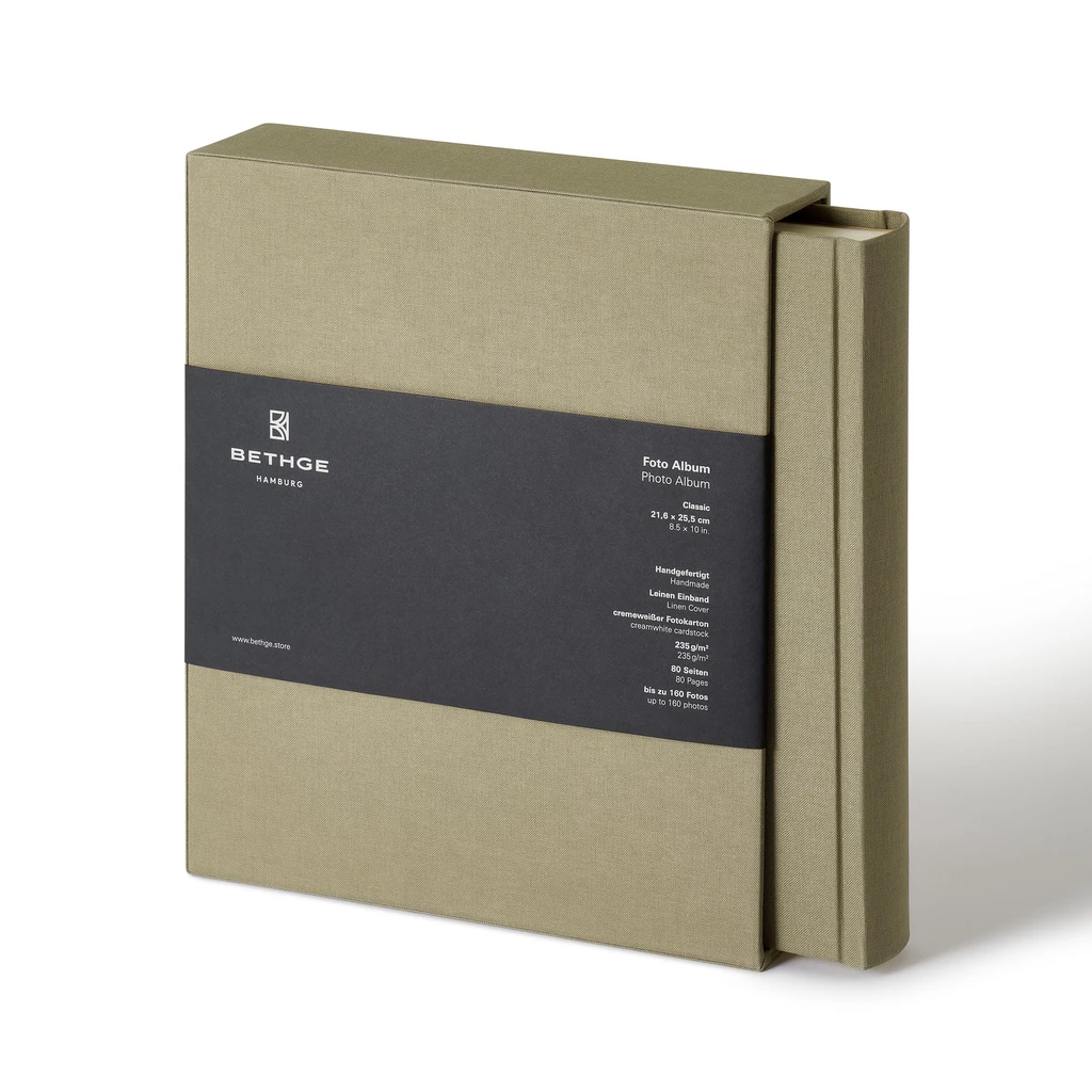 Photo Album 80 Pages Linen Khaki