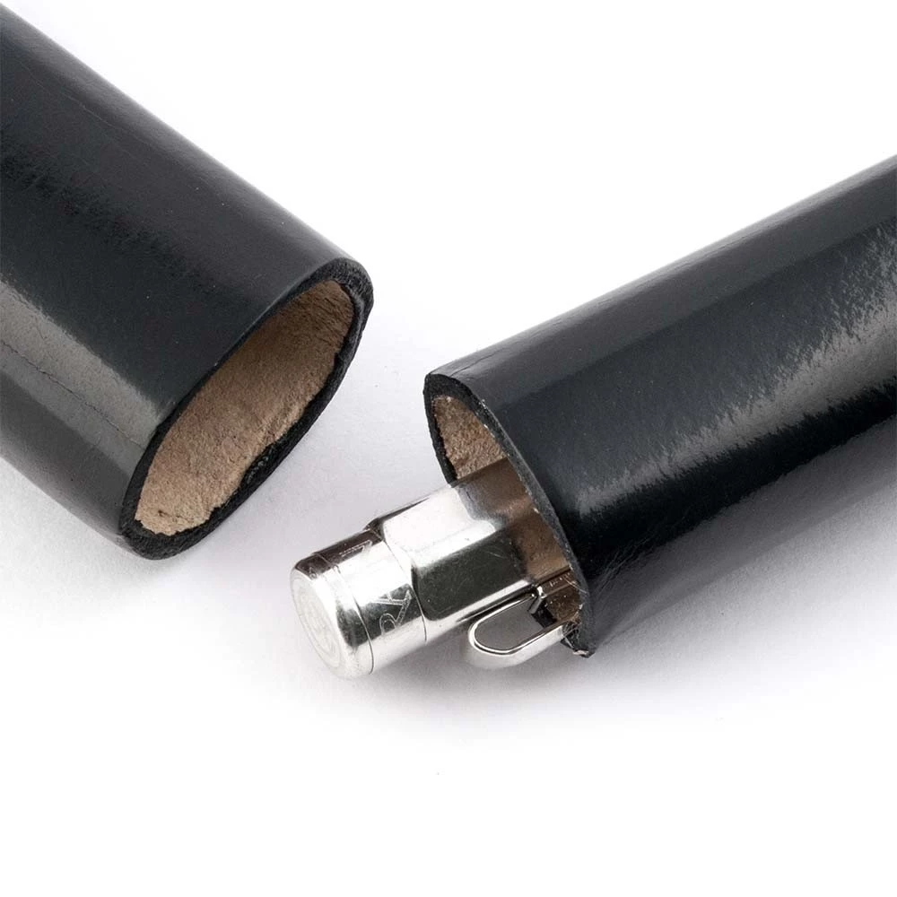 leder_stifteetui_1_stift_5 Pen Case for 1 Pen, leather, orange