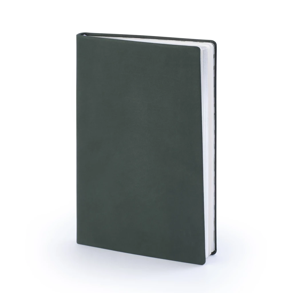 Notebook A5, leather, Forrest, ruled