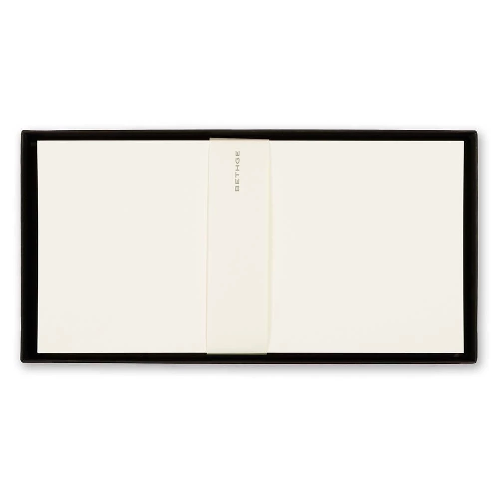 50 correspondence cards DL, Opal Ecru