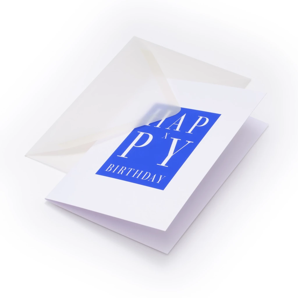 grusskarte_geburtstag_happy_x-birthday_blau_diplomat_1 Greeting card Happy X-Birthday blue