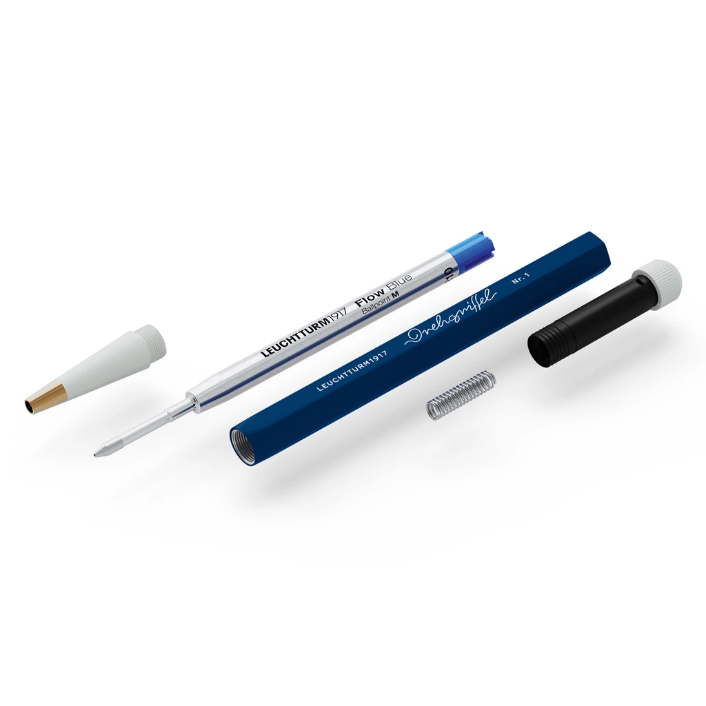 Drehgriffel Nr. 1, Navy - Ballpoint pen with royal blue ink