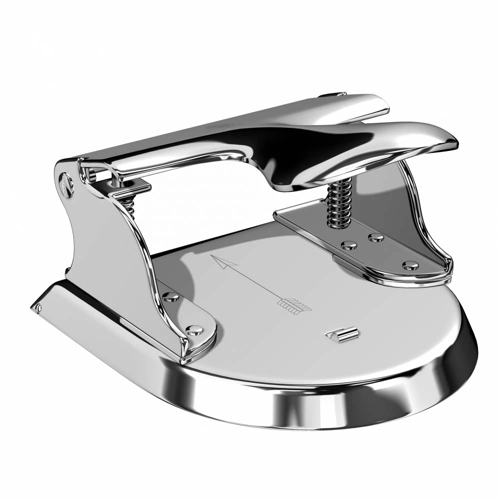 El Casco M200 Hole Punch, chrome