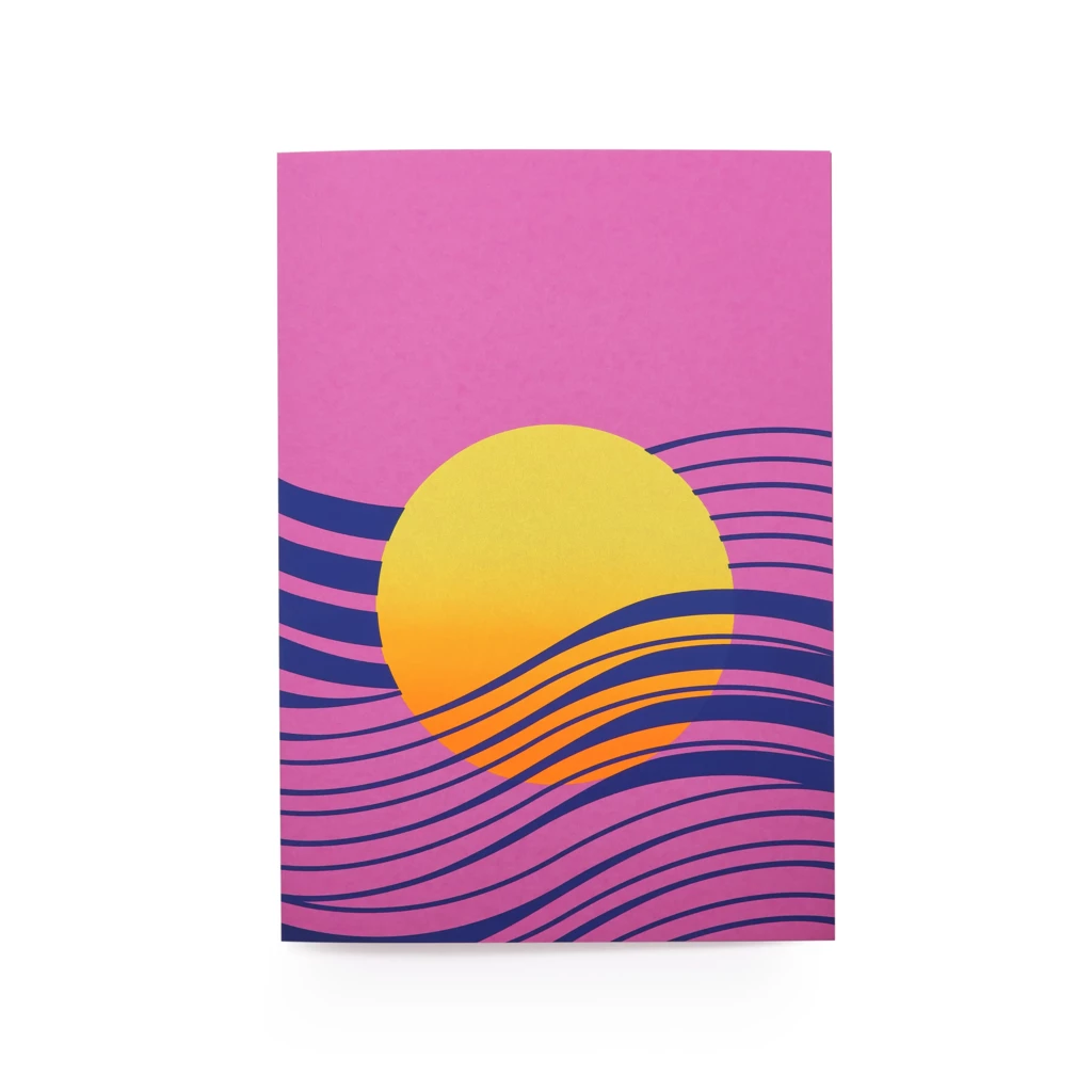 Greeting card Waves"