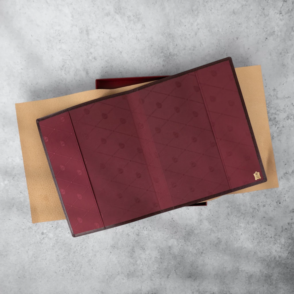 Office Rindvoll Verona Leder granat-bordeaux