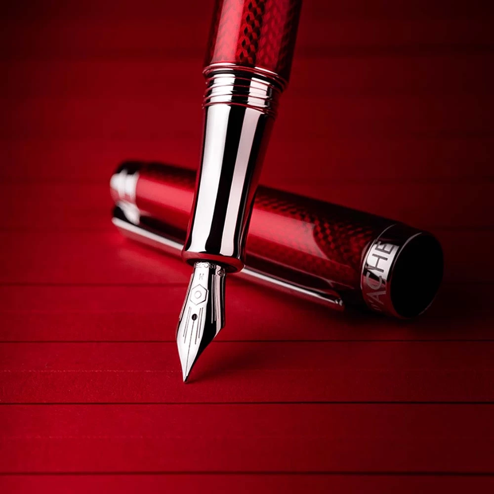 Caran d'Ache Léman Rouge Carmin Fountain Pen, nib M