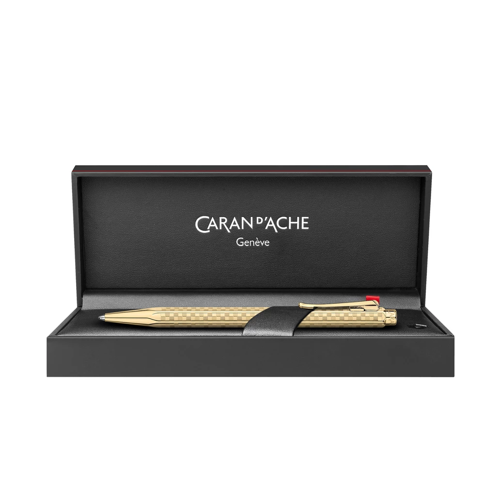 Caran d'Ache - Ecridor Damier - Kugelschreiber - Vergoldet