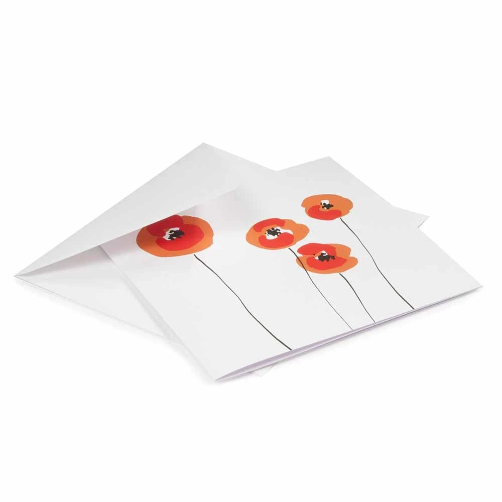 grusskarte_mohnblume_2 Greeting card poppy