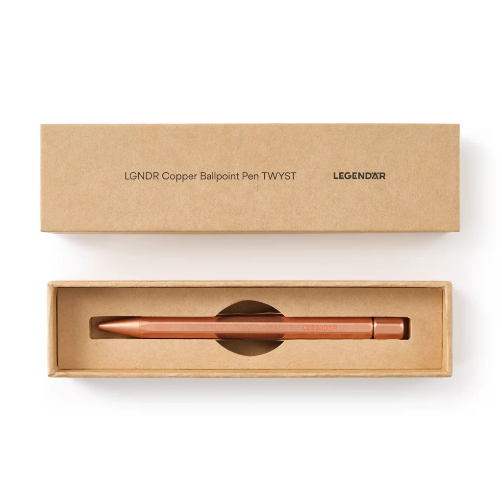 LEGENDÄR TWYST Ballpoint Pen, solid copper