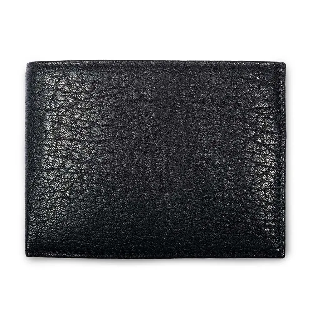 Wallet with Coin Pocket, leather Granbury, black