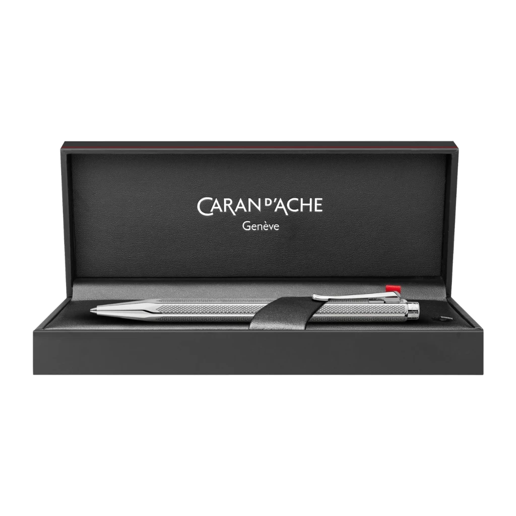 caran_dache_kugelschreiber_ecridor_retro_rhodiniert_1 Caran d'Ache Ecridor Retro Ballpoint Pen, rhodium-plated