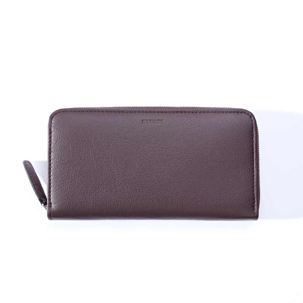 Wallet with Coin Pocket, Kollektion 1977, leather, brown