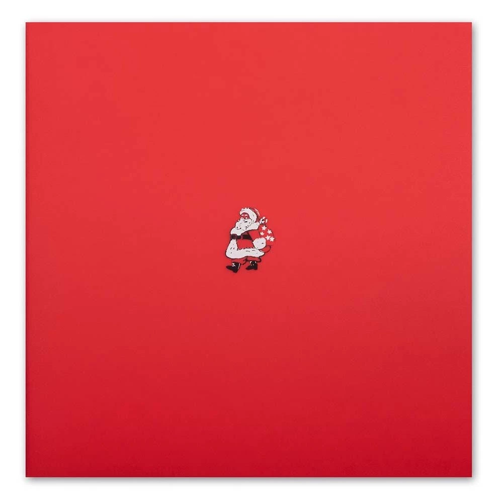 Christmas card Little Santa red