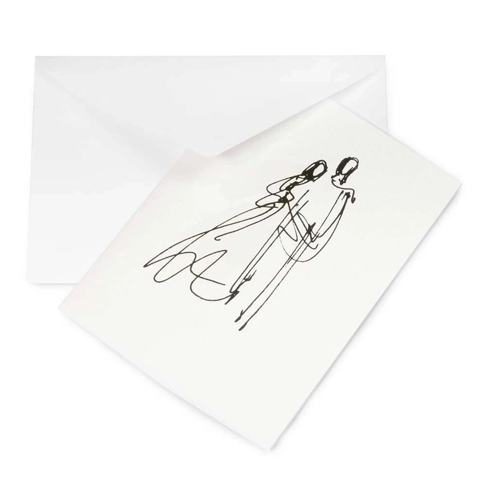 Greeting card marriage pearl