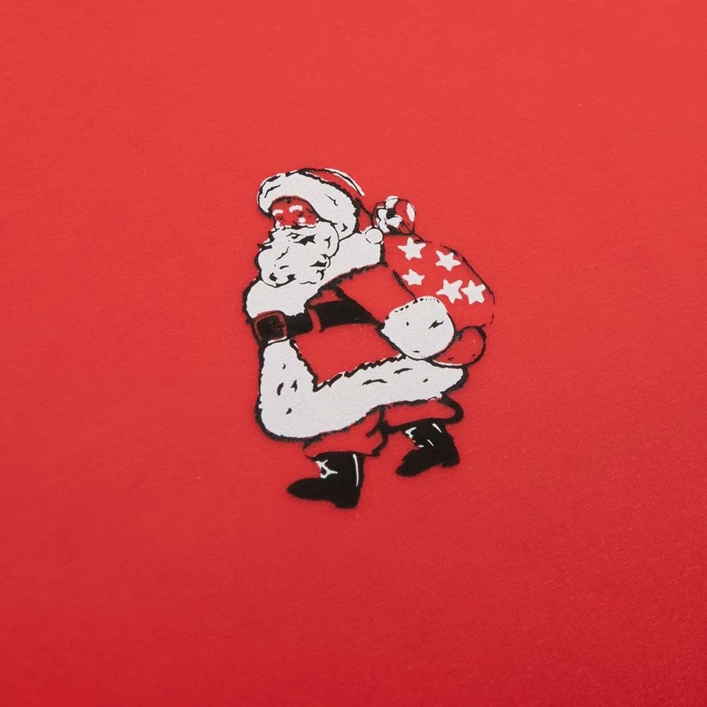 Christmas card Little Santa red