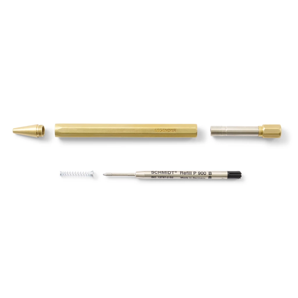 LEGENDÄR TWYST Ballpoint Pen,  solid brass