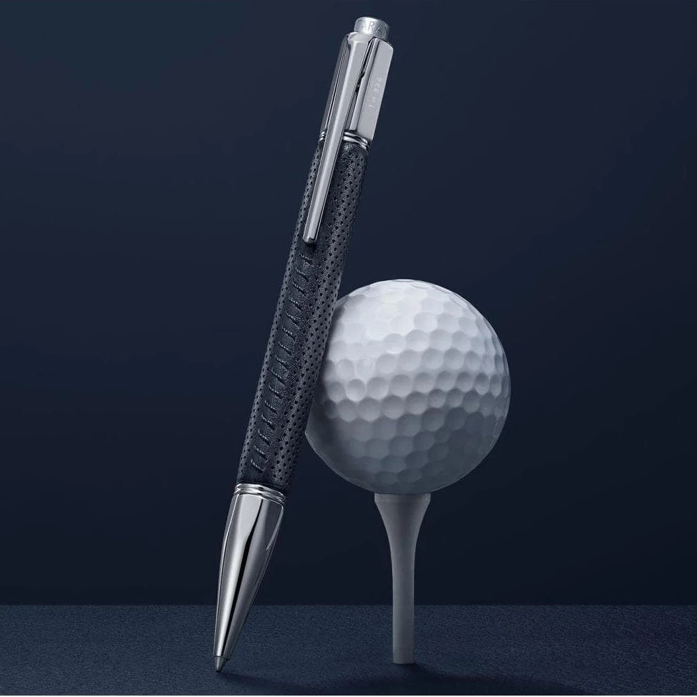 Caran d'Ache Varius Trophy Ballpoint Pen, leather box set