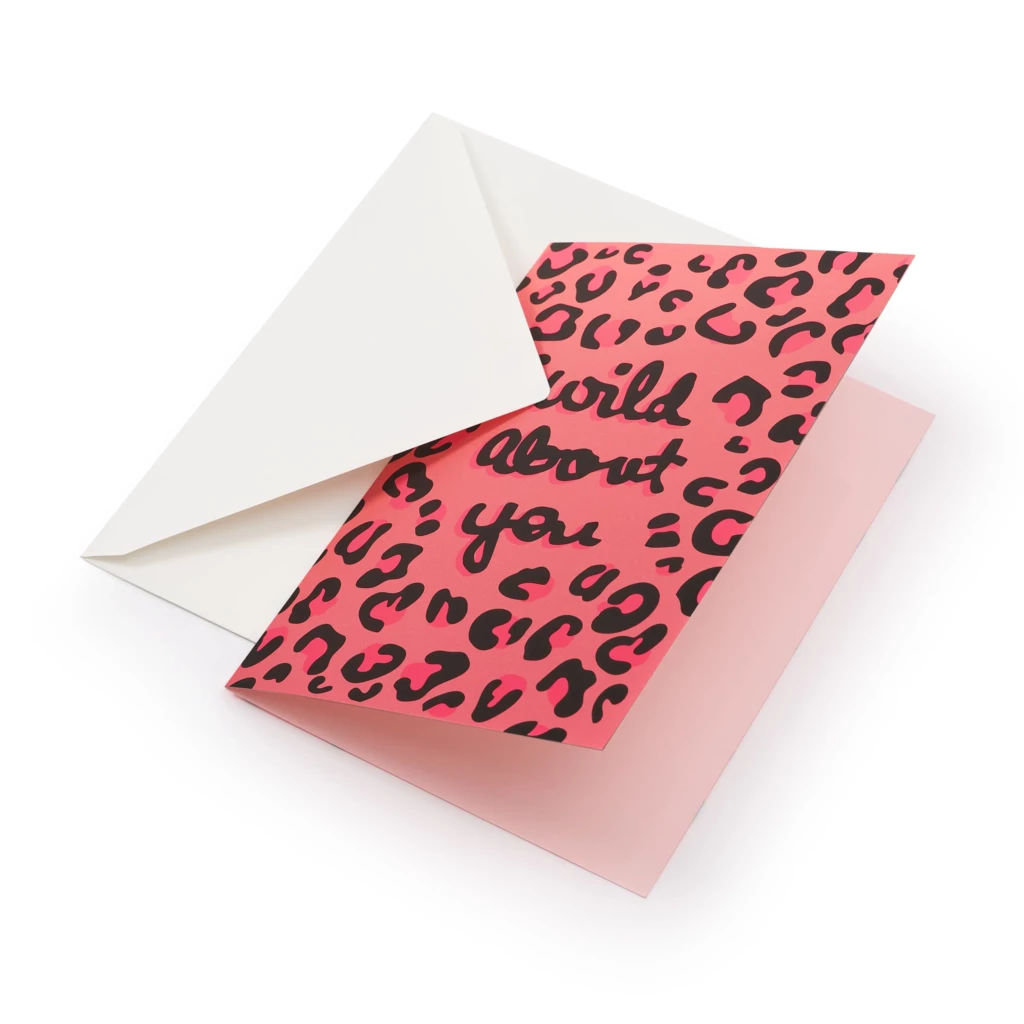 Greeting card Wild about you