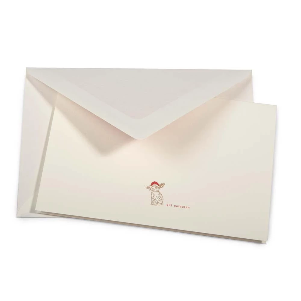 weihnachtskarte_santa_rabbit_gut_gelaufen_2 Christmas card santa rabbit gut gelaufen