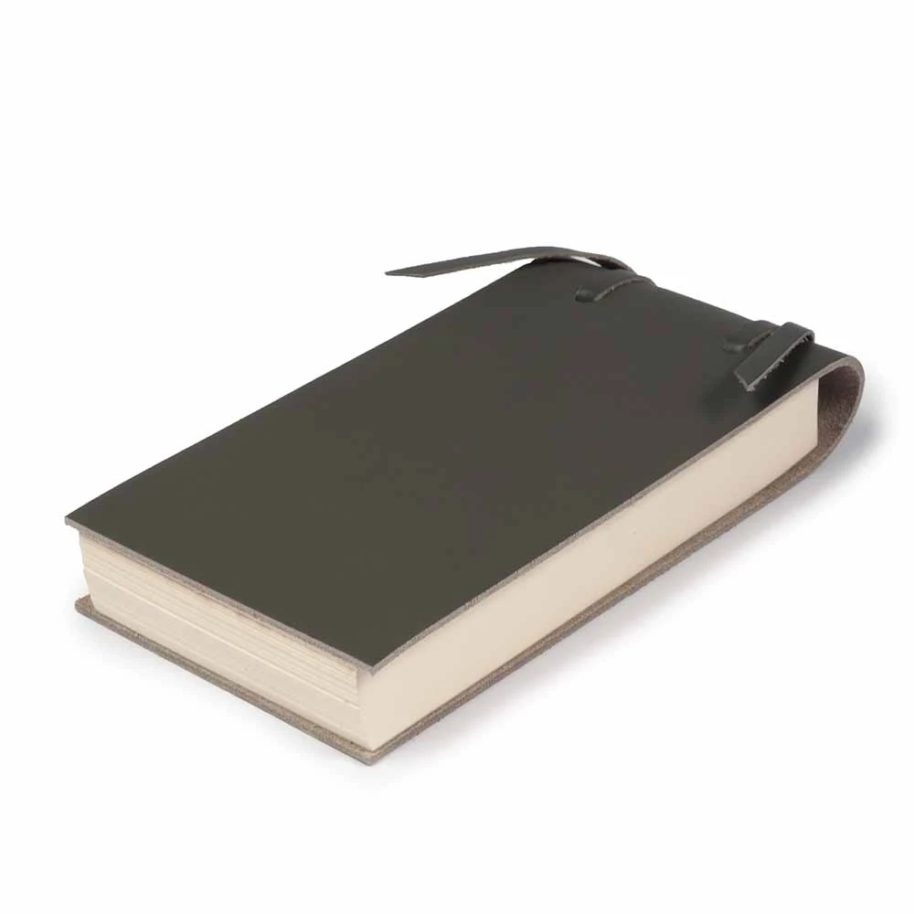 Sketchpad Blocco, leather, small, dark grey