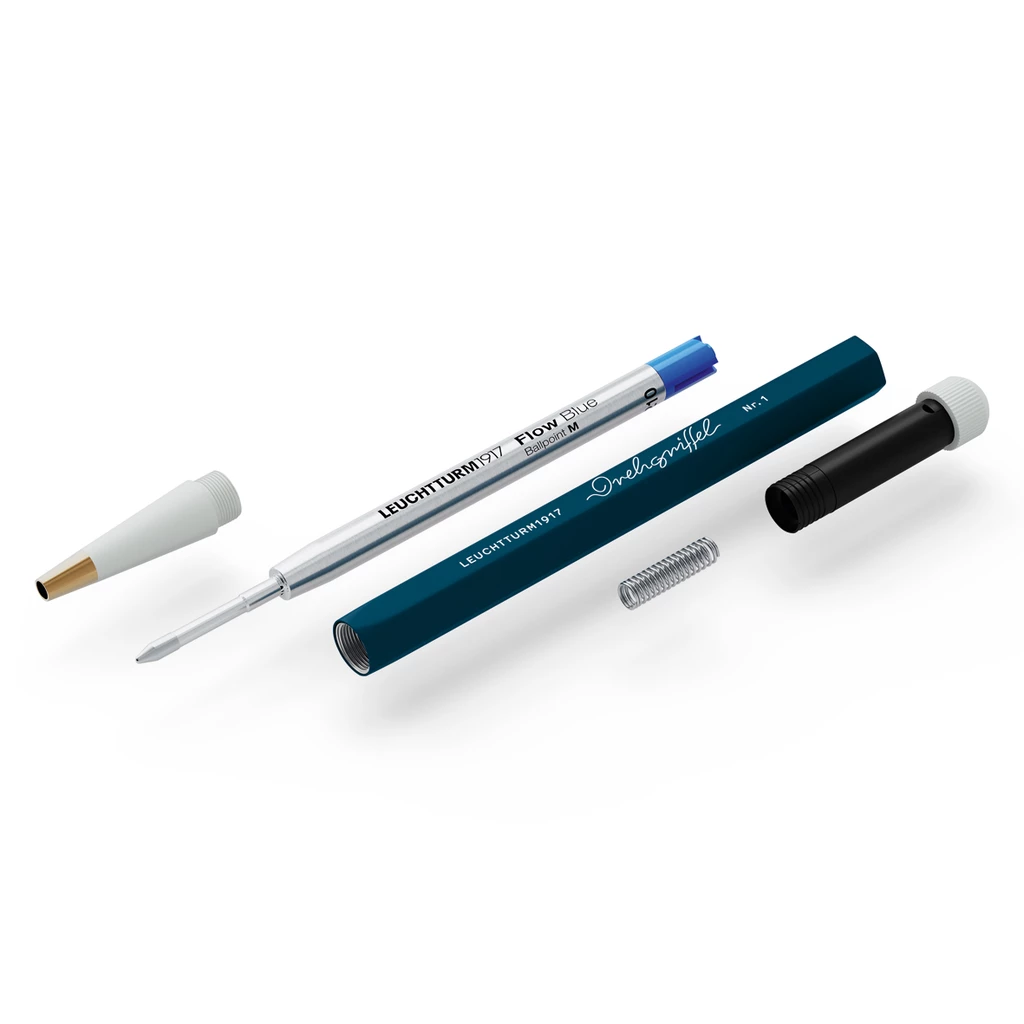 Drehgriffel Nr. 1, Deep Sea - Ballpoint pen with royal blue ink