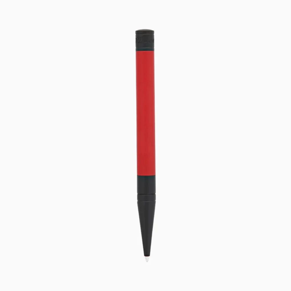 S.T. Dupont D-Initial Ballpoint Pen, matt red/black