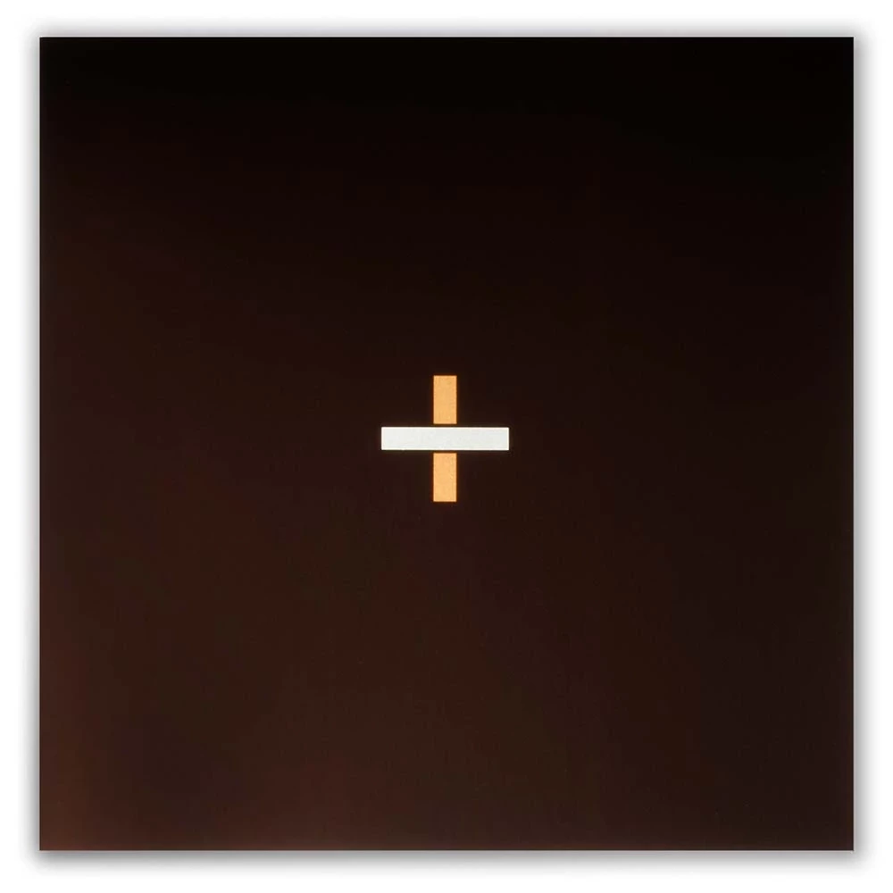 Greeting card cross pure velvet brown